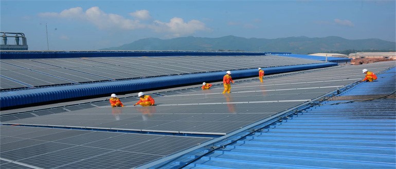Vietnam 443KW Rooftop PV Plant